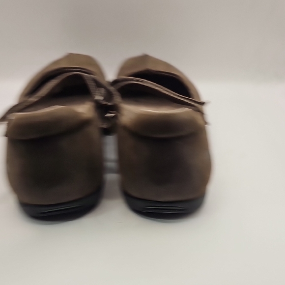 Kalso Earth Shoe Brown Suede Flats with Strap and Sturdy Sole Size 7B - Picture 4 of 8